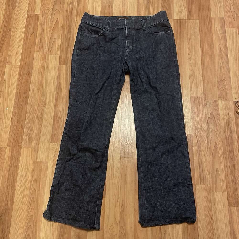 Vintage Banana Republic Jeans Womens 12 Blue Straight Leg Y2K 2002 Stretch